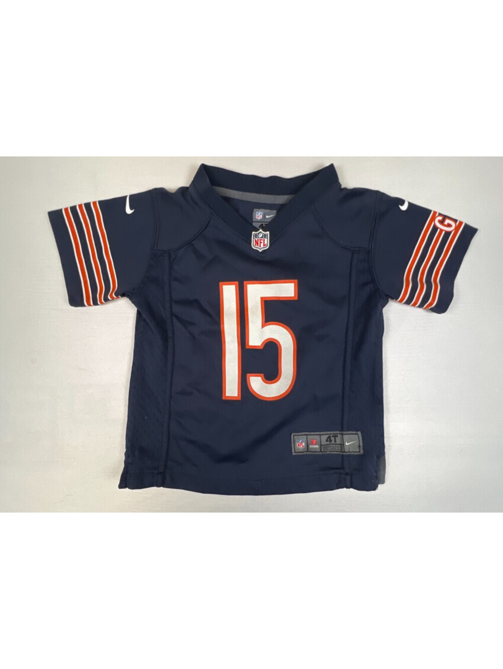 Nike NFL Chicago Bears Brandon Marshall #15 Kids Toddler Jersey Size 4T Blue